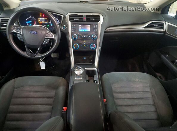3FA6P0H71HR218943 2017 FORD FUSION Белый Вид панели приборов