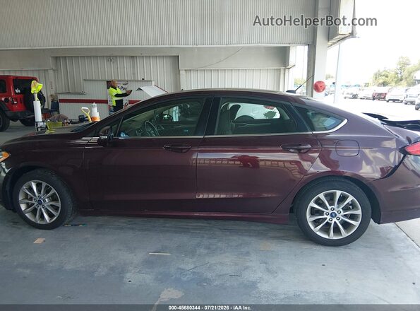 3FA6P0H71HR394228 2017 FORD FUSION Burgundy Vista interior de 360 grados