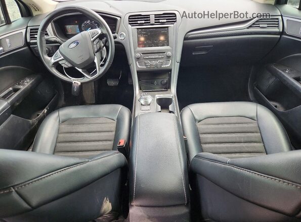 3FA6P0H71JR107685 2018 FORD FUSION Gray წინა პანელის ხედი