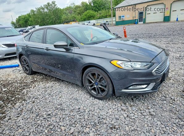 3FA6P0H71JR107685 2018 FORD FUSION Gray წინა მარჯვენა
