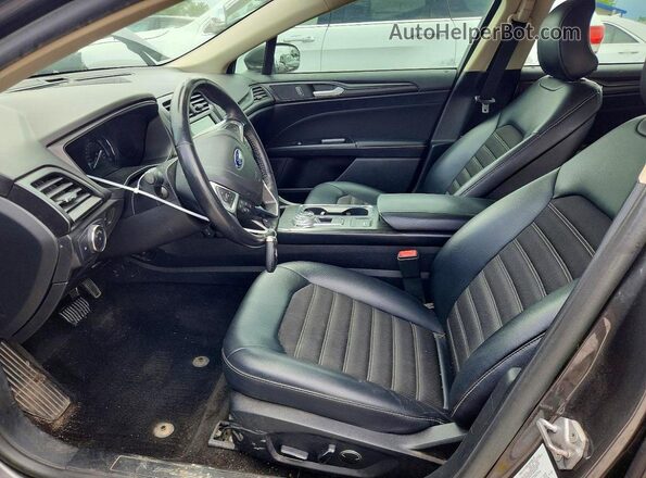 3FA6P0H71JR107685 2018 FORD FUSION Gray წინა სალონის ხედი