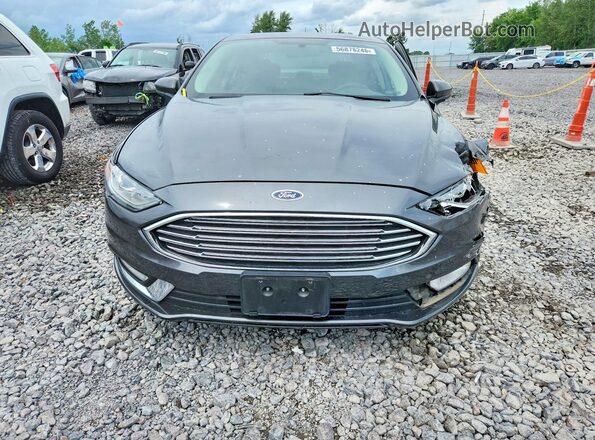 3FA6P0H71JR107685 2018 FORD FUSION Gray წინა ხედი