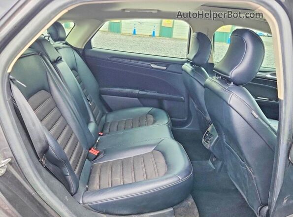 3FA6P0H71JR107685 2018 FORD FUSION Gray უკანა სავარძლების ხედი