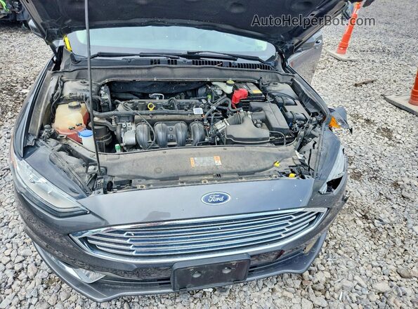 3FA6P0H71JR107685 2018 FORD FUSION Gray უკანა სალონის ხედი