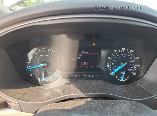 3FA6P0H71JR156739 2018 FORD FUSION Silver ხელსაწყოთა პანელის ხედი