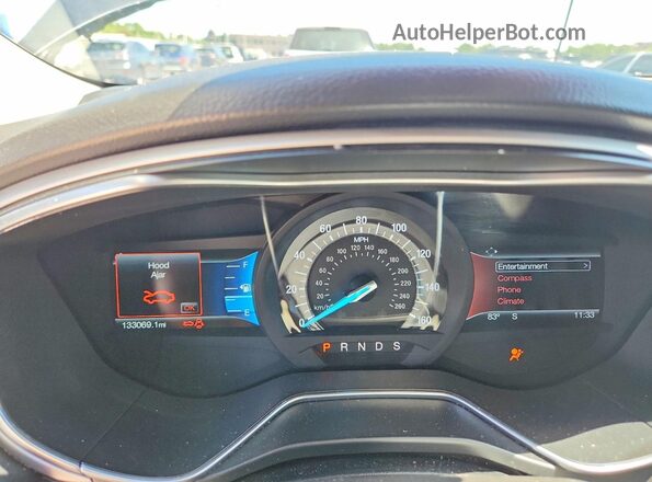 3FA6P0H72GR114654 2016 FORD FUSION Charcoal Vista del cuadro de instrumentos