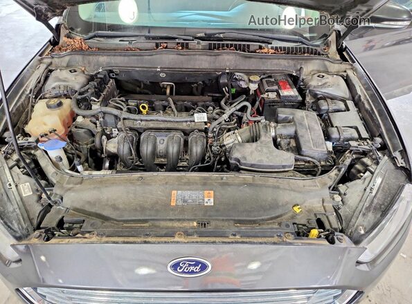 3FA6P0H72GR263940 2016 FORD FUSION Серый Вид задней части салона
