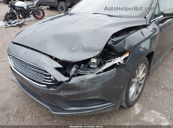 3FA6P0H72HR204033 2017 FORD FUSION Серый Вид спереди