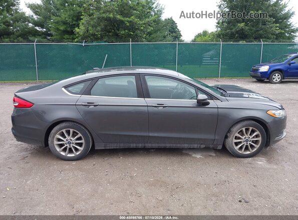3FA6P0H72HR204033 2017 FORD FUSION Серый Вид задней части салона