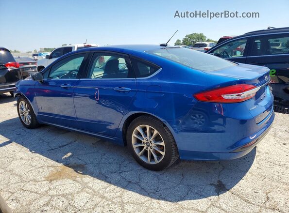 3FA6P0H72HR259405 2017 FORD FUSION Синий Задняя левая четверть