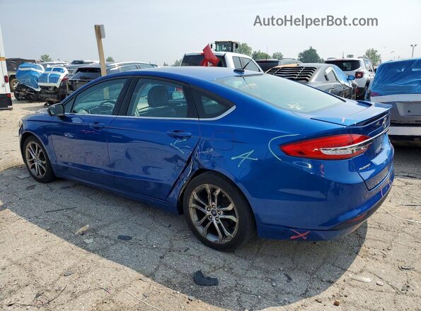 3FA6P0H72HR404751 2017 FORD FUSION Blue Задня ліва чверть