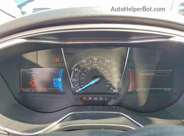 3FA6P0H72HR404751 2017 FORD FUSION Blue Вид щитка приладів