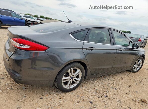 3FA6P0H72JR176398 2018 FORD FUSION Серый Задняя правая четверть