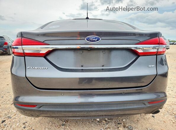 3FA6P0H72JR176398 2018 FORD FUSION Серый Вид сзади
