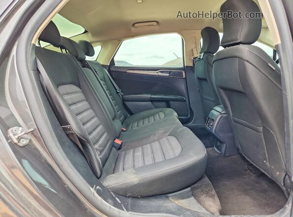 3FA6P0H72JR176398 2018 FORD FUSION Серый Вид задних сидений