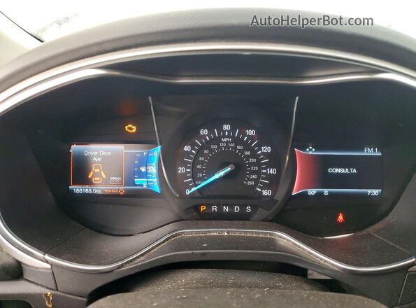 3FA6P0H73GR185538 2016 FORD FUSION White Սարքավորումների վահանակի տեսք