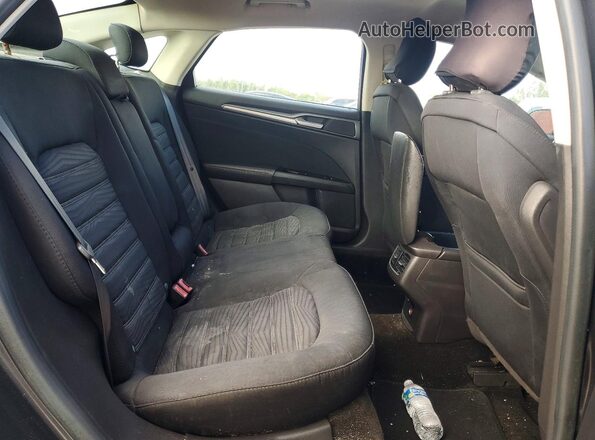 3FA6P0H73GR275465 2016 FORD FUSION Gray Widok tylnych siedzeń
