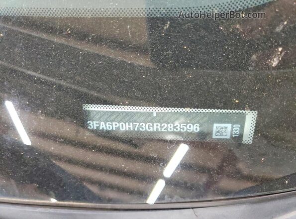 3FA6P0H73GR283596 2016 FORD FUSION White Widok komory silnika