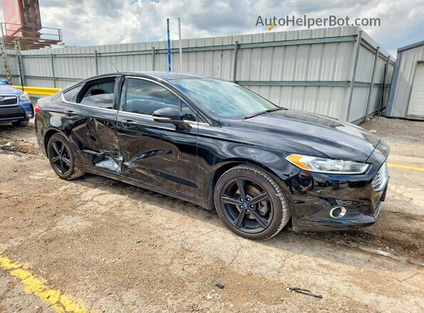 3FA6P0H73GR304480 2016 FORD FUSION Black Передня права чверть