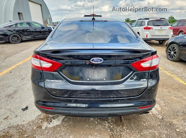 3FA6P0H73GR304480 2016 FORD FUSION Black Вид ззаду