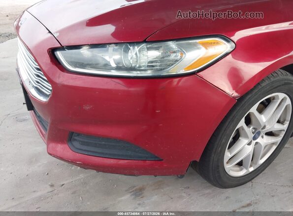 3FA6P0H73GR313261 2016 FORD FUSION Red Widok z przodu
