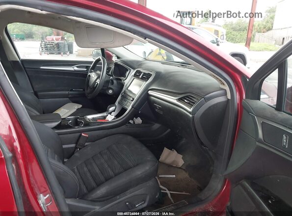 3FA6P0H73GR313261 2016 FORD FUSION Red Widok wnętrza z przodu