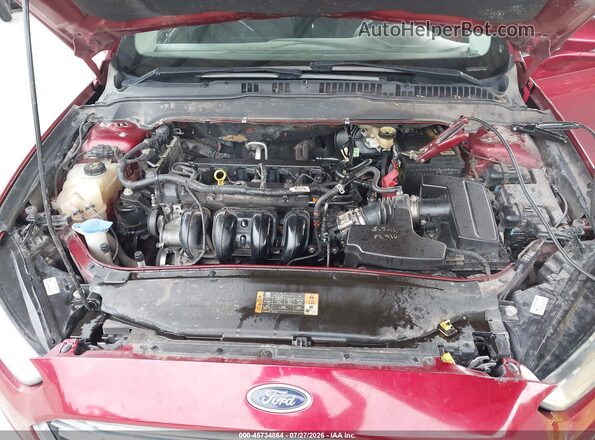 3FA6P0H73GR313261 2016 FORD FUSION Red Widok z tyłu