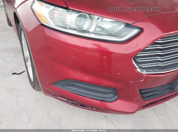 3FA6P0H73GR313261 2016 FORD FUSION Red Widok zestawu wskaźników