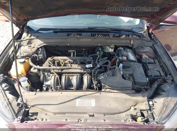 3FA6P0H73HR137250 2017 FORD FUSION Бордовый Вид сзади