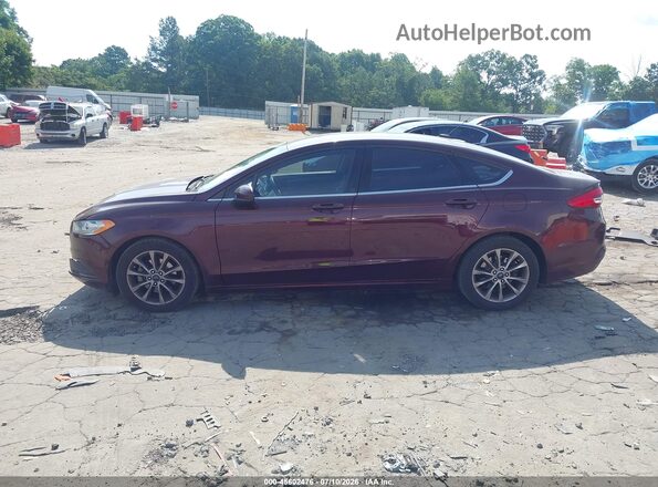 3FA6P0H73HR137250 2017 FORD FUSION Бордовый Панорамный вид салона 360°