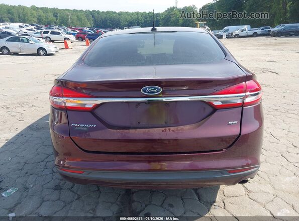 3FA6P0H73HR137250 2017 FORD FUSION Бордовый 