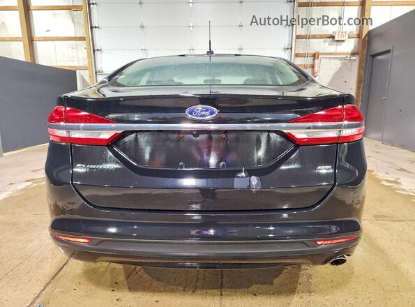 3FA6P0H73HR282529 2017 FORD FUSION Black Вид ззаду