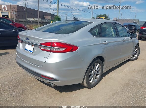 3FA6P0H73HR297340 2017 FORD FUSION Серебряный Задняя правая четверть
