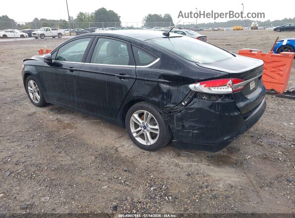3FA6P0H73JR140557 2018 FORD FUSION Черный Задняя левая четверть