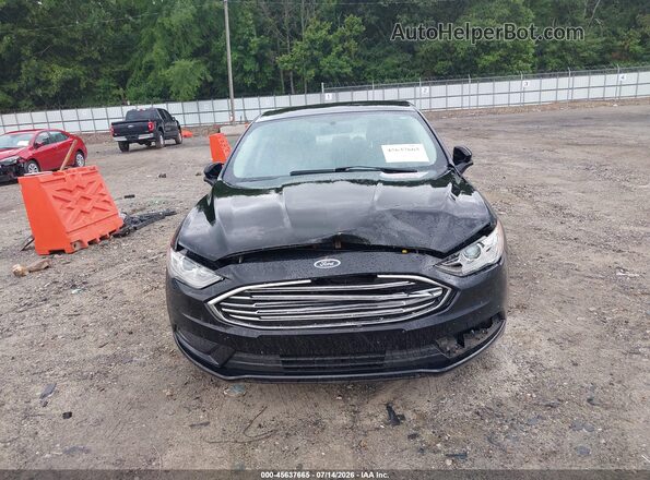 3FA6P0H73JR140557 2018 FORD FUSION Черный Вид щитка приборов