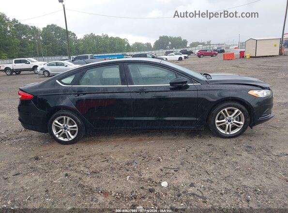 3FA6P0H73JR140557 2018 FORD FUSION Черный Вид задней части салона