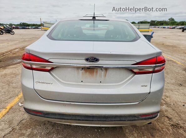 3FA6P0H73JR262870 2018 FORD FUSION Silver Rear view