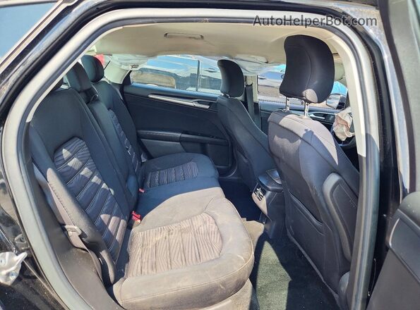 3FA6P0H74GR127986 2016 FORD FUSION Black Vista de los asientos traseros