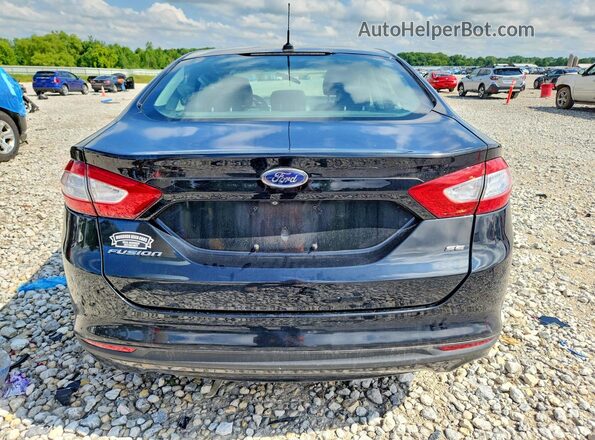 3FA6P0H74GR127986 2016 FORD FUSION Black Vista trasera