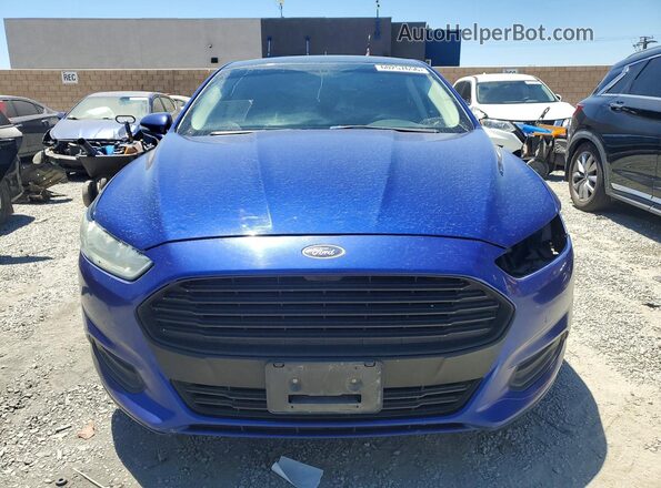 3FA6P0H74GR144982 2016 FORD FUSION Blue წინა ხედი