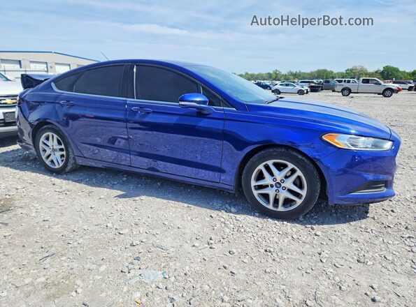 3FA6P0H74GR213475 2016 FORD FUSION Blue Front right