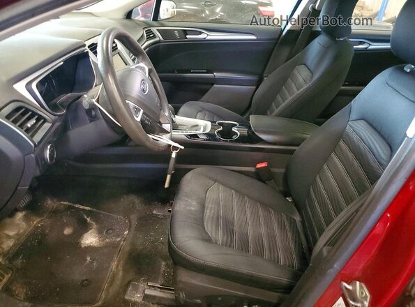 3FA6P0H74GR253295 2016 FORD FUSION Red წინა სალონის ხედი