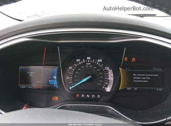3FA6P0H74GR276575 2016 FORD FUSION Красный Вид задних сидений