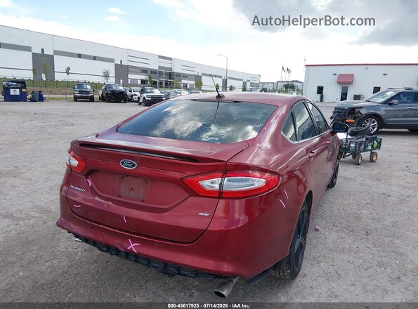 3FA6P0H74GR276575 2016 FORD FUSION Красный Задняя правая четверть