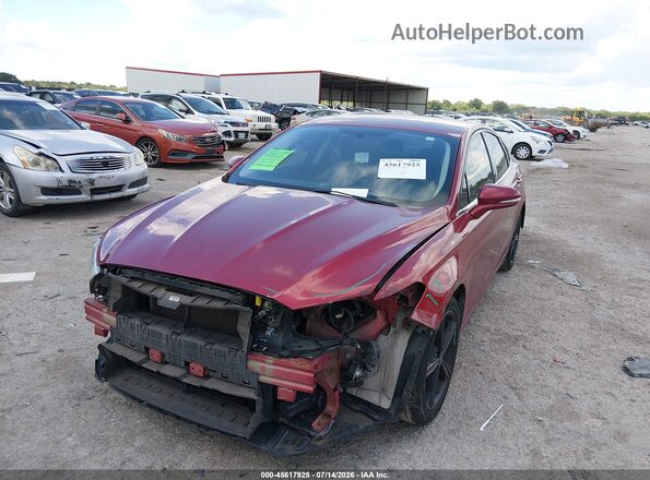 3FA6P0H74GR276575 2016 FORD FUSION Красный Передняя левая четверть