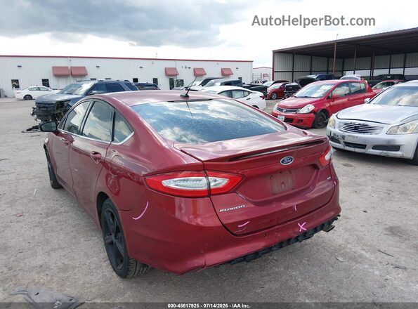 3FA6P0H74GR276575 2016 FORD FUSION Красный Задняя левая четверть