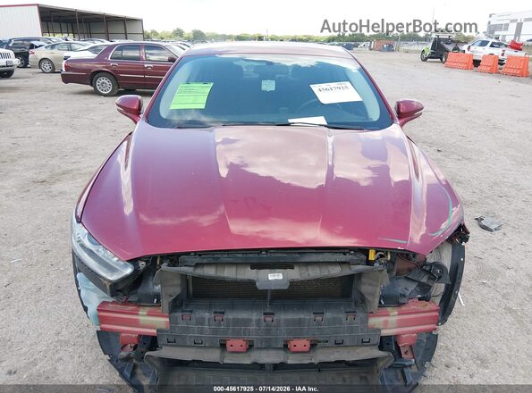 3FA6P0H74GR276575 2016 FORD FUSION Красный Вид щитка приборов