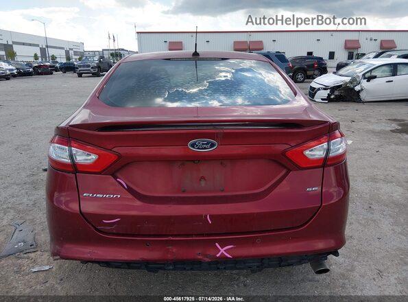 3FA6P0H74GR276575 2016 FORD FUSION Красный 