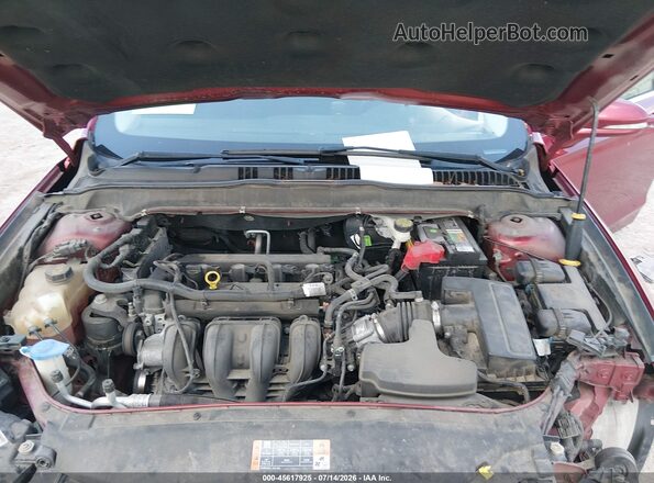 3FA6P0H74GR276575 2016 FORD FUSION Красный Вид сзади