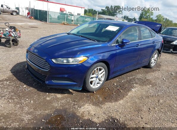 3FA6P0H74GR283588 2016 FORD FUSION Blue Передня ліва чверть